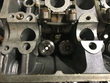 Installed Ferrea Valves and Valve locks with Supertech Valve Springs and retainers