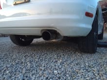Traded my stock air box for a Greddy sp2 catback exhaust