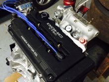 Built B20z/vtec 
B16 head
Skunk 2 intake manifold 
Skunk 2 throttle body
Crower rods
Wiesco pistons
Skunk 2 springs and retainers 
Balanced crank
Total seal piston rings 
ARP" rod bolts, head bolts, intake and exhaust manifold fasteners"
Skunk 2 can gears
Skunk 2 alpha header
Skunk 2 oil cap, radiator cap, battery tie down, valve cover fasteners 
Clutch master stage 2 clutch and flywheel
Hondata p28 s300 custom tune...


AEM individual coils dist delete and NOS Kit coming soon