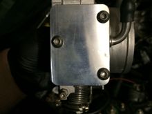 I added block off plates the the TB and Manifold hoping to solve my idle issues.