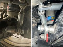 Image on the right was before I corrected it. The joint had no movement being maxed like thag