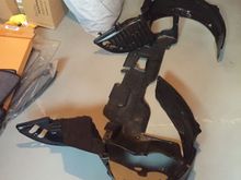 new fender liners and engine splash shield, these parts will obviously be getting installed after paint is done.