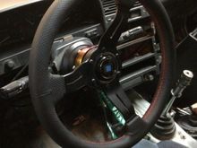 Nardi wheel installed.