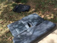 I picked up the rear seats and carpet for the white hatch since it was half gutted when i got it