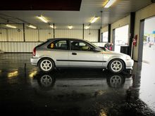 heres a pic of my car at Pocono raceway!