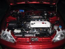 After... D15B2 with B7 swap, Z6 manifold.