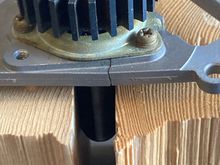 Put your supports in nice and close to center - under the raised lip.