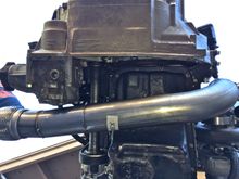 Plenty of clearance from the transfer case.