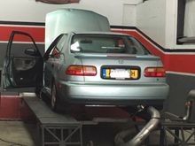 The day she hit the dyno and got tuned!