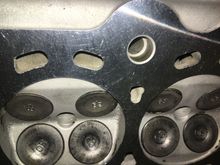 Close up of AFTER machining. Note the milling marks.
