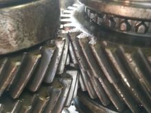 My original trans is off, counter shaft is pretty low which is probably why the c clip wouldn't lock on.
