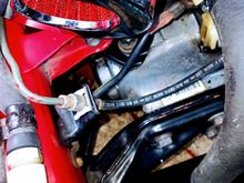 Passenger side Trans mount, 2nd pass with steam, done in daylight this time.