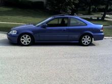 civic si rims far shot