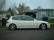 1992 Honda civic cx 3D