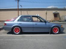 A few days later took my brothers rims to see how it looked