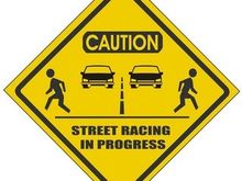 caution racing