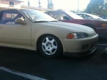 close up of the front passenger side
