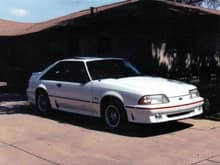 1988 Mustang GT. 5 speed.  Whata monster it was....