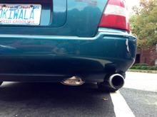 mugen twin loop exhaust