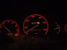 CRV Clusters swapped in using original odometer