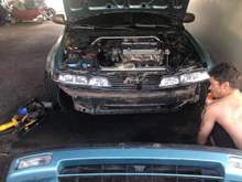 In process of making DA9 Integra front conversion to my 92 CB7 Accord from Honolulu Hawaii Oahu