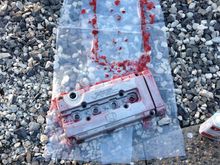 as my interior was drying I tackled the valve cover the repaint job was horrible.