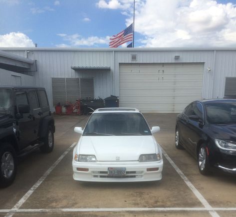 Blown head gasket, a/c doesn’t work, interior water leaks, oil leaks galore. But she looks aight.