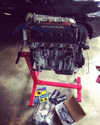 All new parts went into it. Including a new bad guys oil pump. New arp headstuds flywheel bolts and pressure plate bolts. All new gaskets from Honda. Hoping to race more this year 🙏🏼