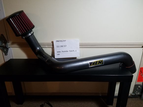 BNIB 
AEM Cold Air Intake
Integra Type R Application
B Series
DC/EG

$200 Firm