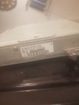 This is the ECU that came with the engine I bought seperatly
