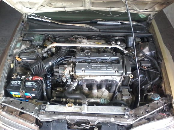 JDM H22A DOHC VTEC swapped with 5speed on my CB7