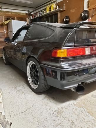 Just the the wheels on and ready to fire up for its first time with years of dust on it!