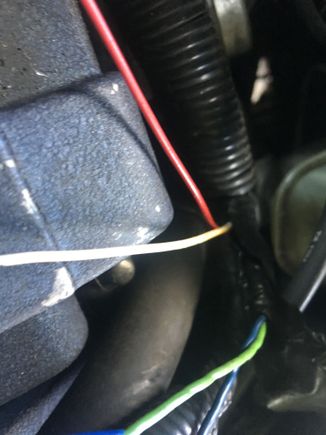 Crank sensor wires 