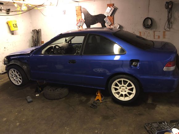 Mock up. In the air.