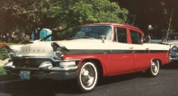 1957 Packard Clipper. Factory-stock supercharged 289 (4.7L) engine under the hood