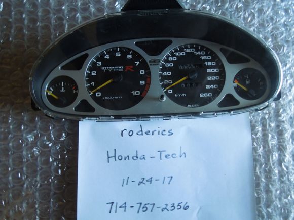 Mugen cluster with 5,321 km on the clock.
$1,000 shipped