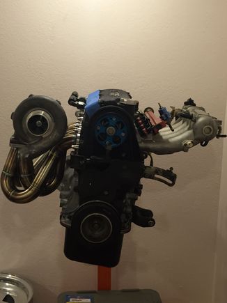 I got good news today for you all! The manifold finally came back almost ready to be dropped into the crx. Now I just have to order mounts for it 😁