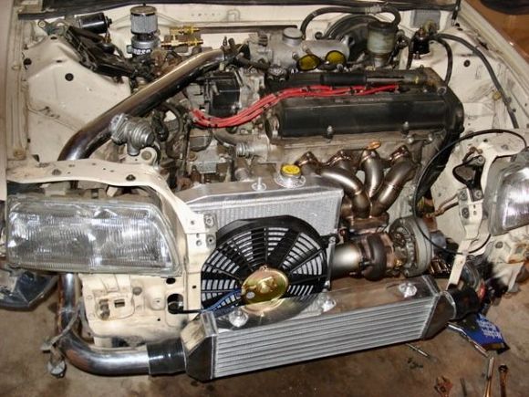 During the turbo install 