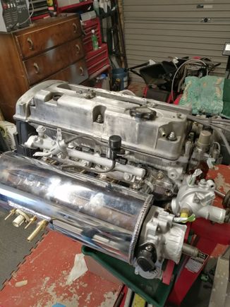 SEMI BUILT ENGINE WITH AFTERMARKET INLET MANI.