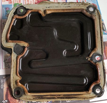 2013 Civic LX breather plate freshly removed from engine and lightly wiped off...