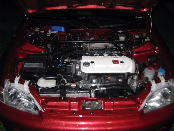 After... D15B2 with B7 swap, Z6 manifold.