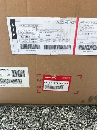 Love brand new OEM parts.