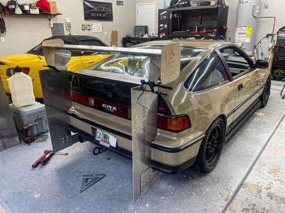 Went bananas with a nine lives 55” DIY wang and built a chassis mount setup