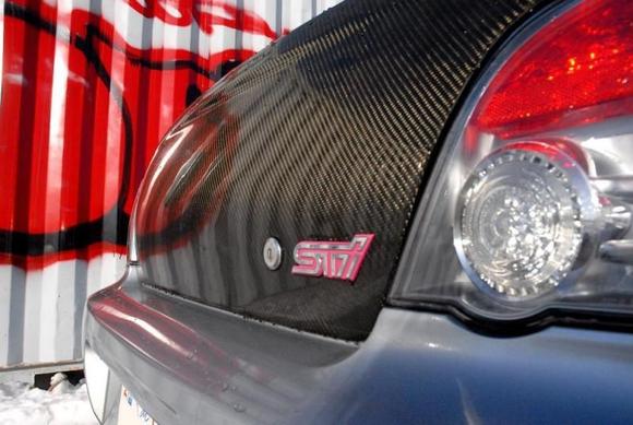 Vegas gem, debadged STi emblem