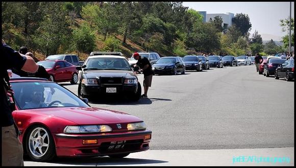 My arrival at Eibach's Super Honda Meet, May 17, 2009