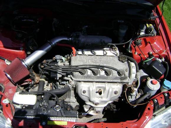 Just after the short ram installed