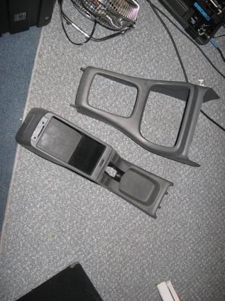 Armrest kind of taken apart waiting for paint.