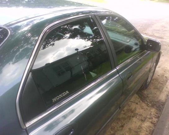 I added window tint
