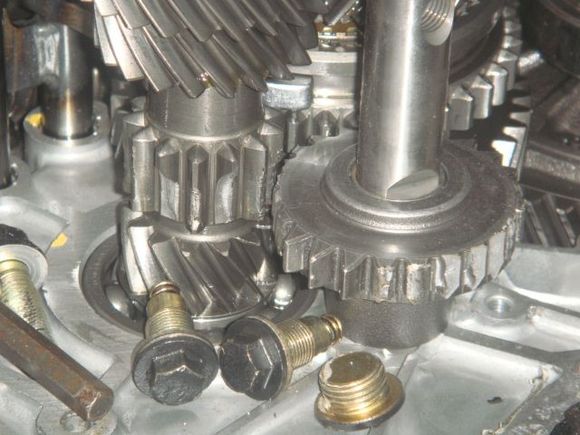 broken gears in rear end