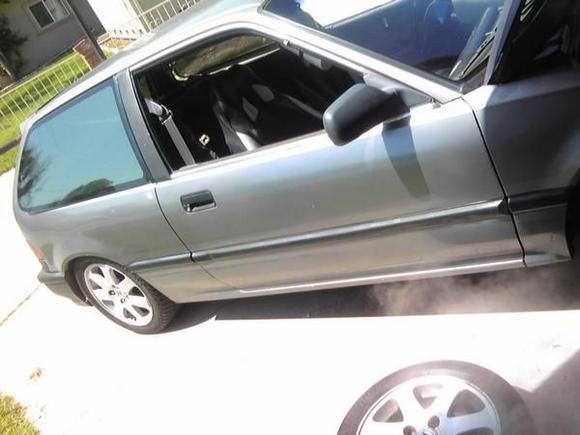 sitting on si rims